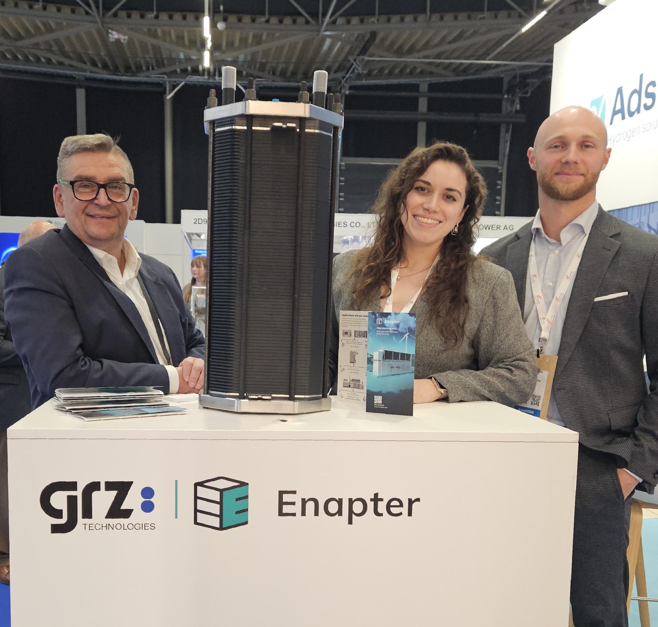 Enapter booth at World Hydrogen Summit 2026