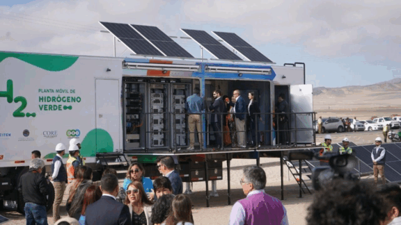 Opening Mobile grüne Wasserstoffanlage für Forschungszwecke