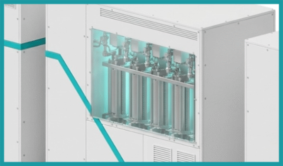 AEM Flex 120 hydrogen electrolyzer with optional dryer for up to 99.999% hydrogen purity